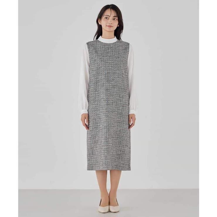 ツイードボウタイワンピース | a.v.v【WOMEN】 | 詳細画像18 