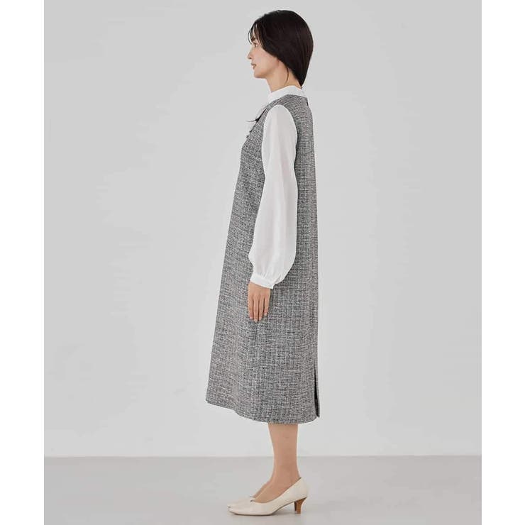 ツイードボウタイワンピース | a.v.v【WOMEN】 | 詳細画像19 