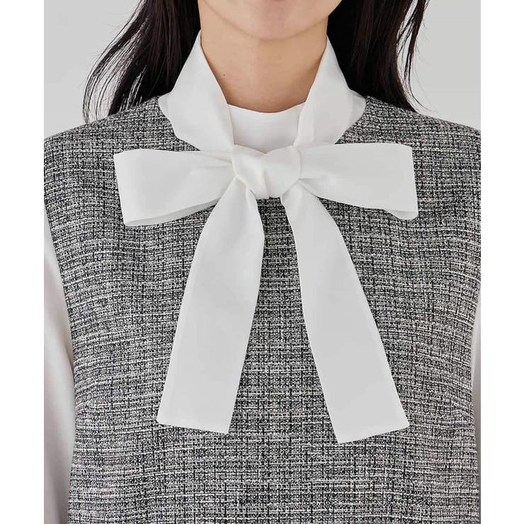 ツイードボウタイワンピース | a.v.v【WOMEN】 | 詳細画像21 