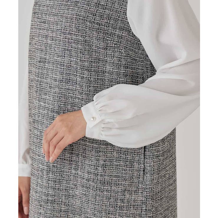 ツイードボウタイワンピース | a.v.v【WOMEN】 | 詳細画像22 