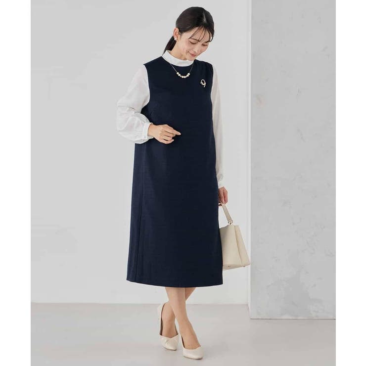 ツイードボウタイワンピース | a.v.v【WOMEN】 | 詳細画像5 