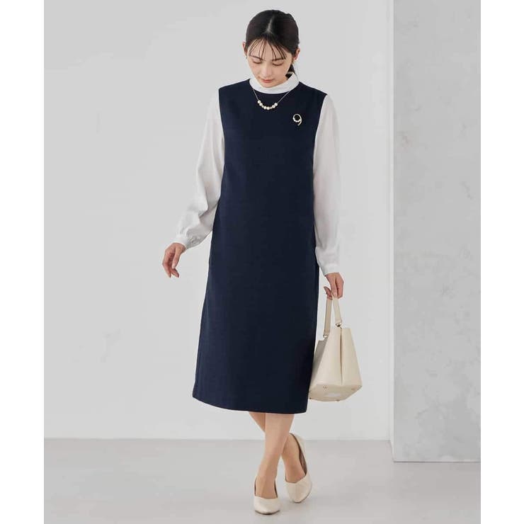 ツイードボウタイワンピース | a.v.v【WOMEN】 | 詳細画像6 