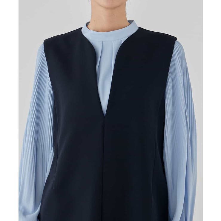 【洗える/ストレッチ】ダブルクロスジャンパードレス | a.v.v【WOMEN】 | 詳細画像30 