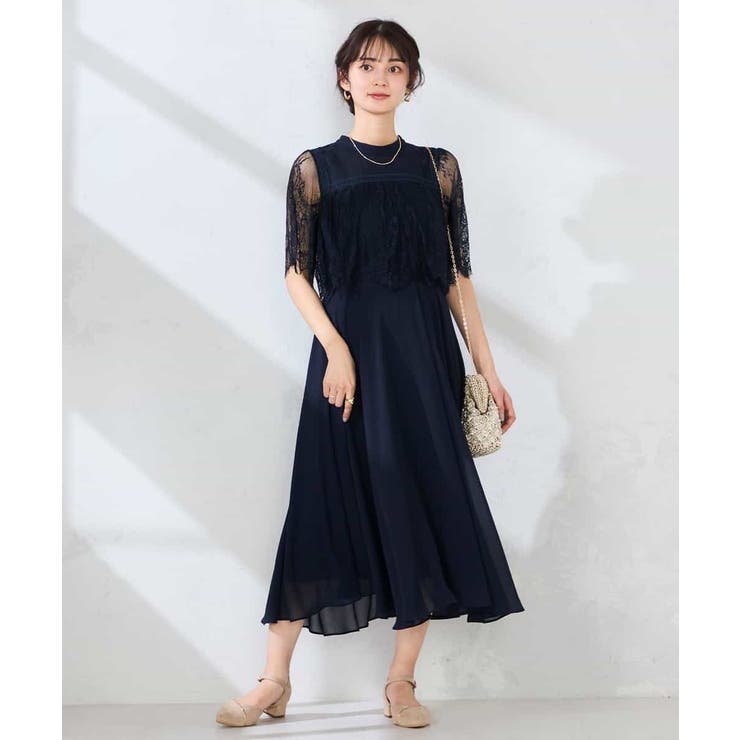 【結婚式/お呼ばれに】レースドッキングワンピース | a.v.v【WOMEN】 | 詳細画像10 