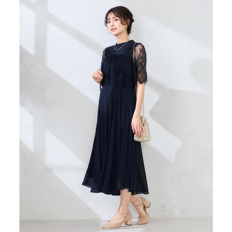 【結婚式/お呼ばれに】レースドッキングワンピース | a.v.v【WOMEN】 | 詳細画像11 