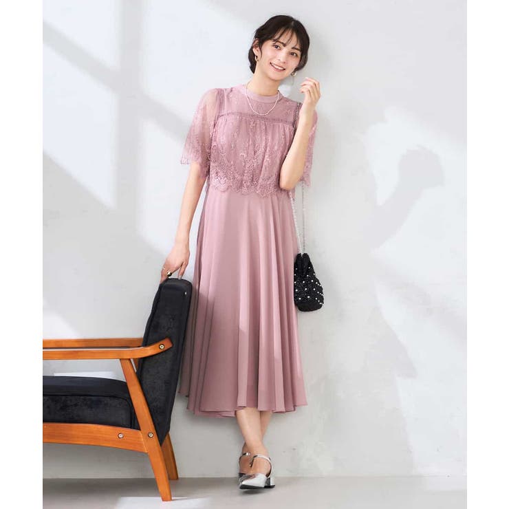 【結婚式/お呼ばれに】レースドッキングワンピース | a.v.v【WOMEN】 | 詳細画像2 