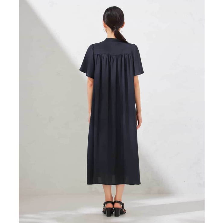 【洗える】ベルト付切り替えワンピース | a.v.v【WOMEN】 | 詳細画像10 