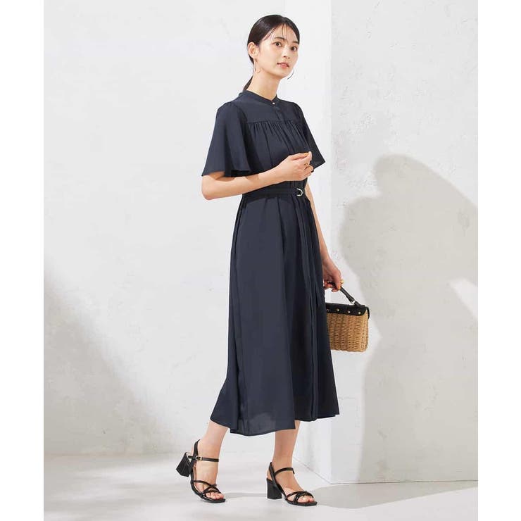 【洗える】ベルト付切り替えワンピース | a.v.v【WOMEN】 | 詳細画像3 