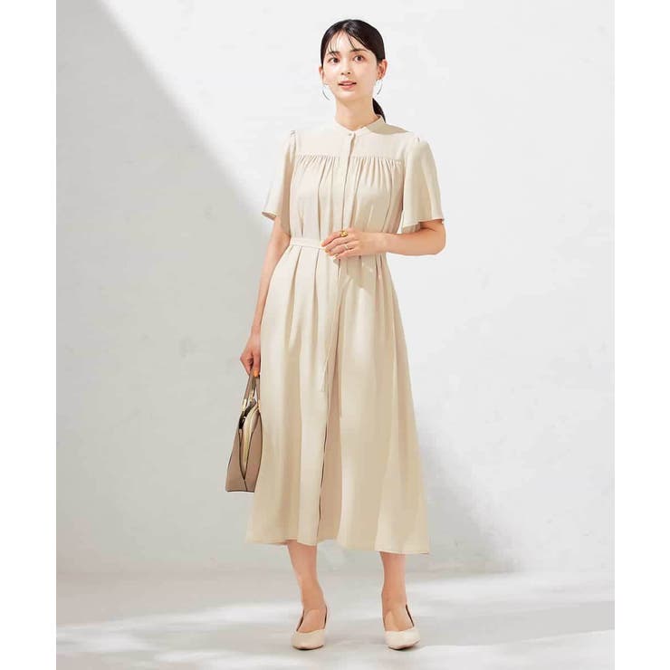 【洗える】ベルト付切り替えワンピース | a.v.v【WOMEN】 | 詳細画像5 