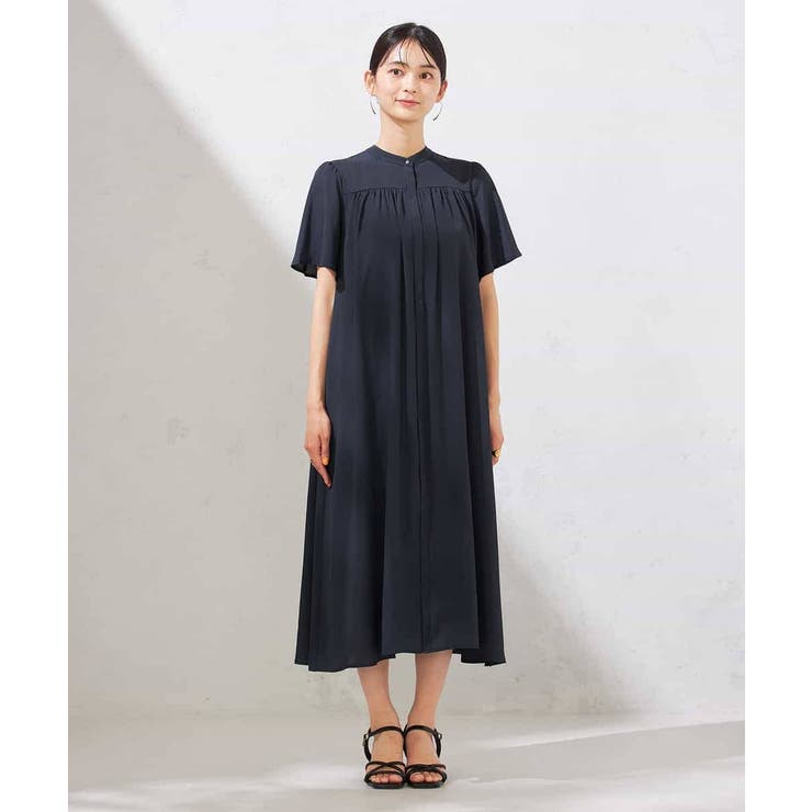 【洗える】ベルト付切り替えワンピース | a.v.v【WOMEN】 | 詳細画像8 