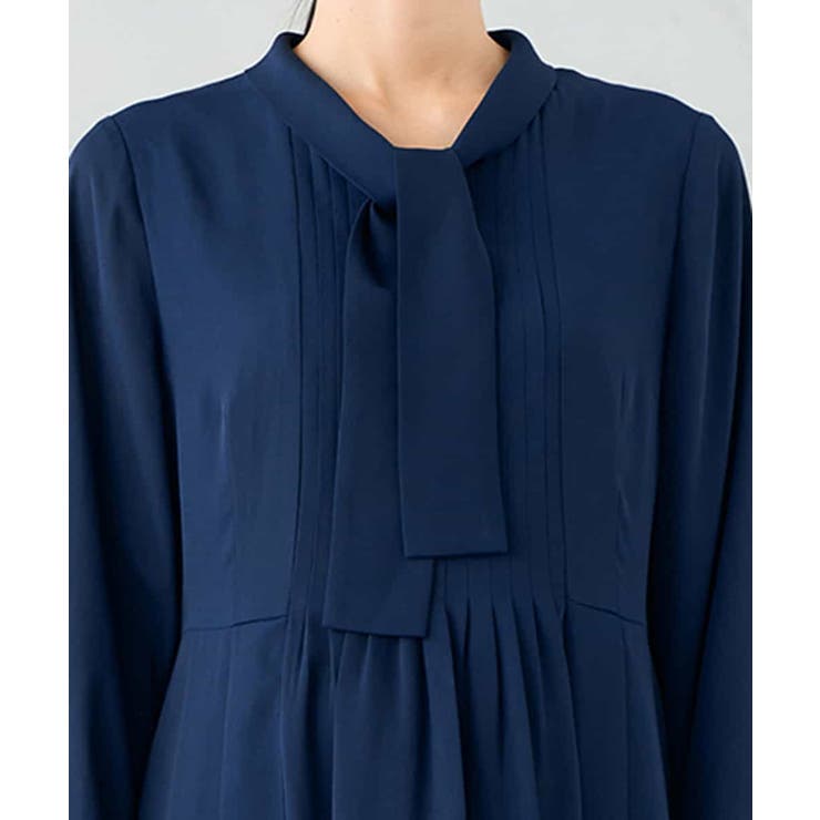 【洗える/WEB限定】ボウタイタックワンピース | a.v.v【WOMEN】 | 詳細画像14 