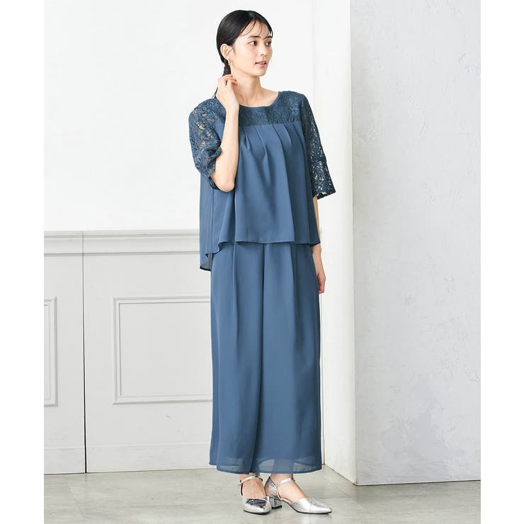 レースドッキングブラウスパンツセット | a.v.v【WOMEN】 | 詳細画像2 