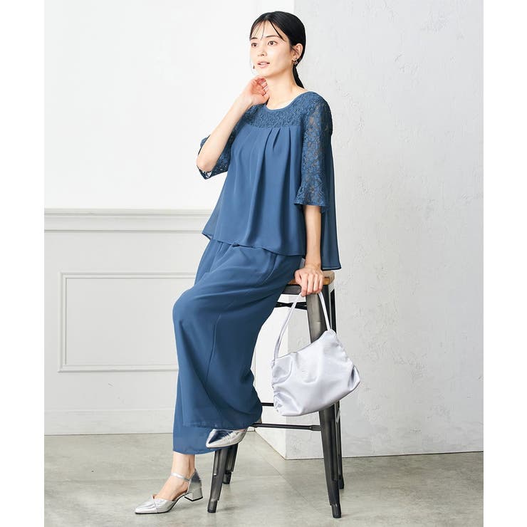 レースドッキングブラウスパンツセット | a.v.v【WOMEN】 | 詳細画像5 