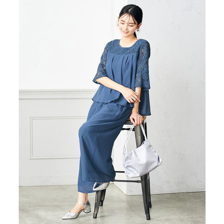 レースドッキングブラウスパンツセット | a.v.v【WOMEN】 | 詳細画像6 