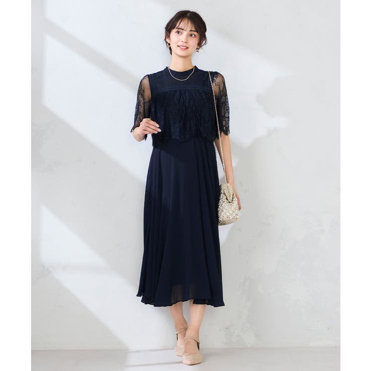 【結婚式/お呼ばれに】レースドッキングワンピース | a.v.v【WOMEN】 | 詳細画像10 
