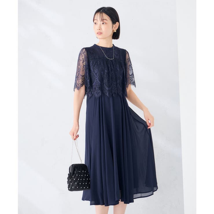 【結婚式/お呼ばれに】レースドッキングワンピース | a.v.v【WOMEN】 | 詳細画像3 