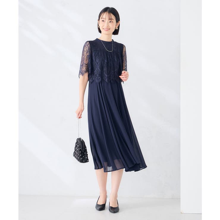 【結婚式/お呼ばれに】レースドッキングワンピース | a.v.v【WOMEN】 | 詳細画像6 