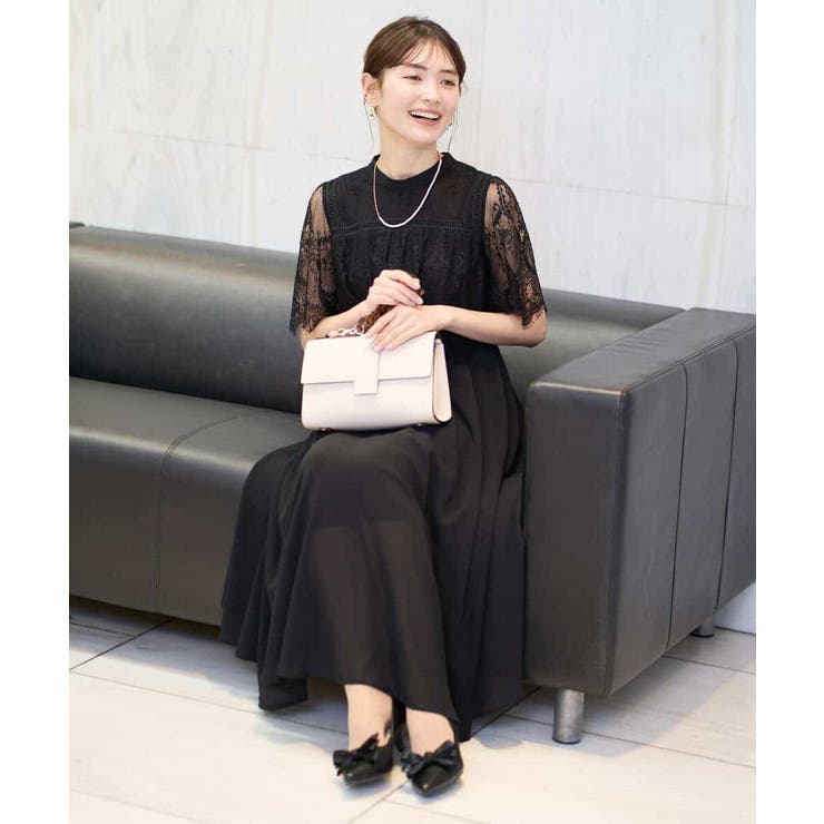 レースドッキングワンピース | a.v.v【WOMEN】 | 詳細画像4 