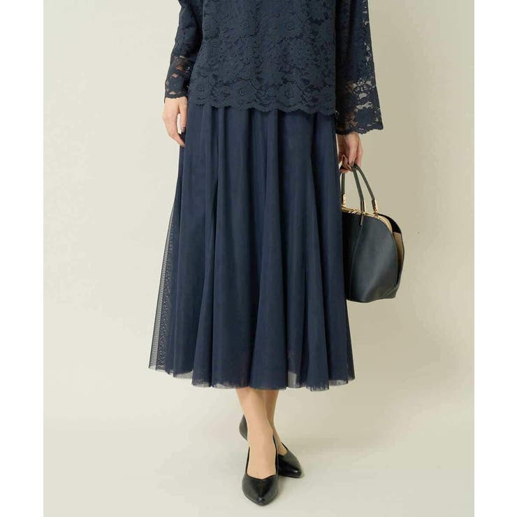 【ALAIA】マーメイド チュール スカート 洗える】チュールマーメイドスカート[品番：ITKW0018995]｜a.v.v