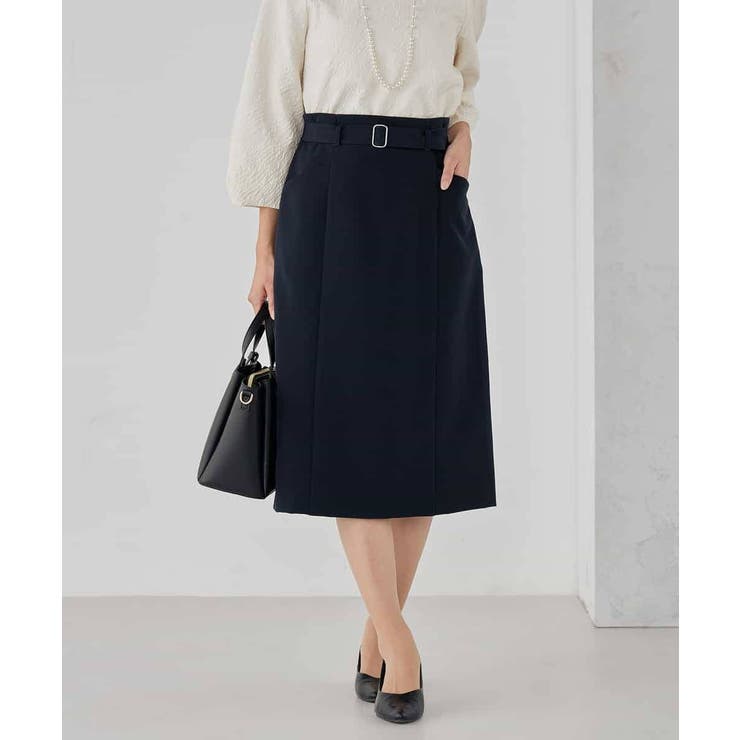 【洗える/ストレッチ/セットアップ対応】ダブルクロスタイトスカート | a.v.v【WOMEN】 | 詳細画像1 