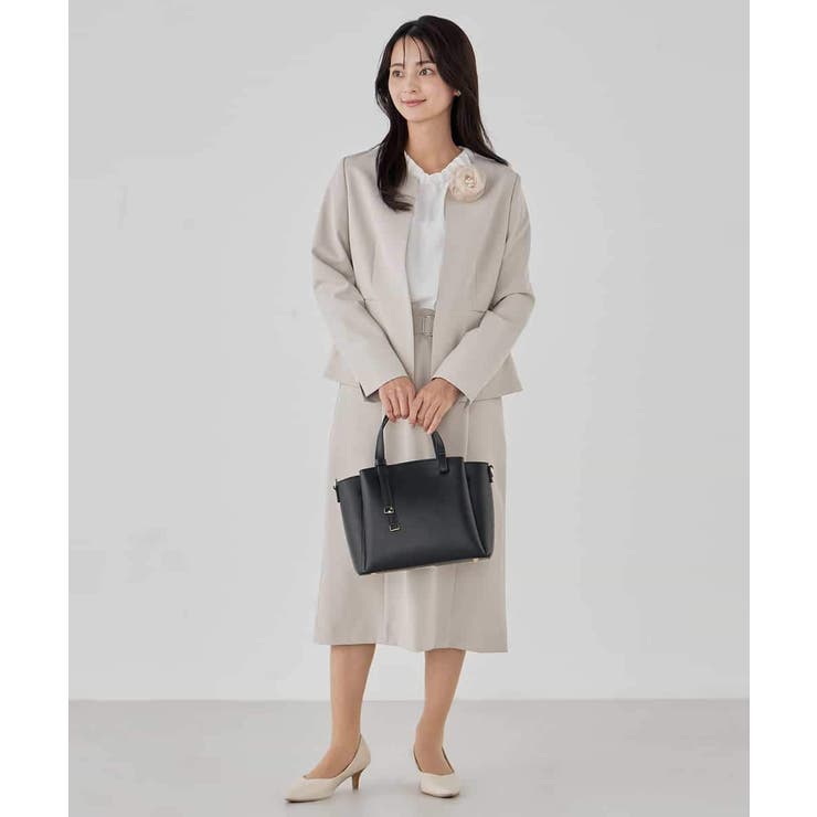 【洗える/ストレッチ/セットアップ対応】ダブルクロスタイトスカート | a.v.v【WOMEN】 | 詳細画像12 