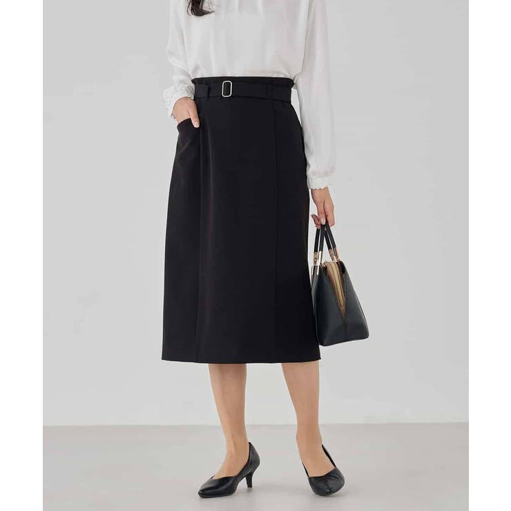 【洗える/ストレッチ/セットアップ対応】ダブルクロスタイトスカート | a.v.v【WOMEN】 | 詳細画像13 