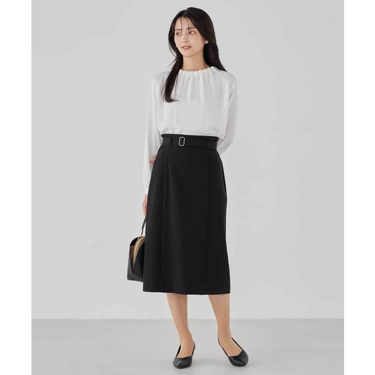 【洗える/ストレッチ/セットアップ対応】ダブルクロスタイトスカート | a.v.v【WOMEN】 | 詳細画像15 