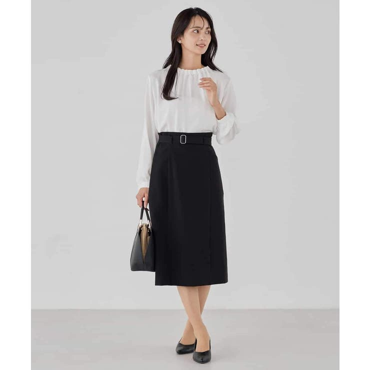 【洗える/ストレッチ/セットアップ対応】ダブルクロスタイトスカート | a.v.v【WOMEN】 | 詳細画像17 