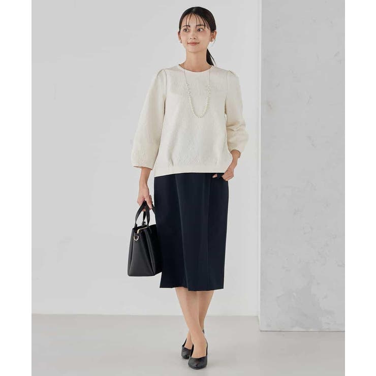 【洗える/ストレッチ/セットアップ対応】ダブルクロスタイトスカート | a.v.v【WOMEN】 | 詳細画像5 