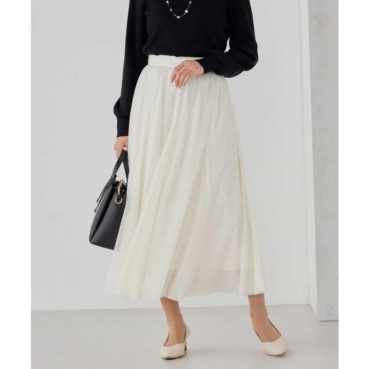 【洗える】チュールマーメイドスカート | a.v.v【WOMEN】 | 詳細画像11 