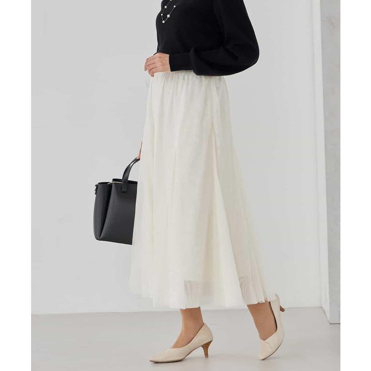 【洗える】チュールマーメイドスカート | a.v.v【WOMEN】 | 詳細画像13 