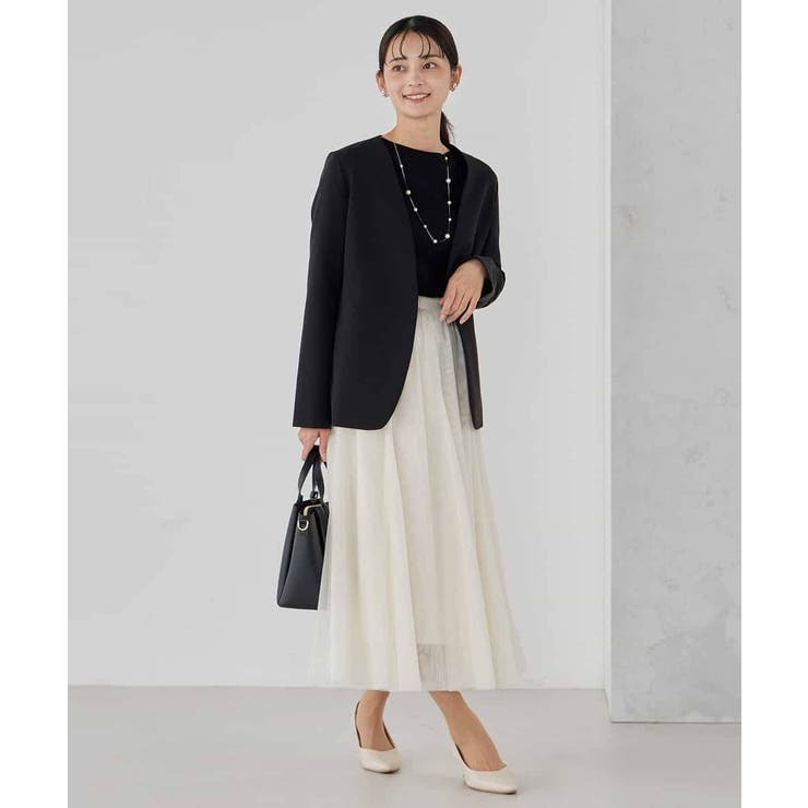 【洗える】チュールマーメイドスカート | a.v.v【WOMEN】 | 詳細画像17 