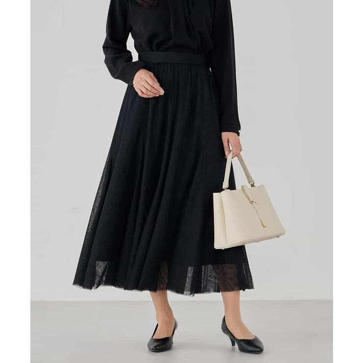 【洗える】チュールマーメイドスカート | a.v.v【WOMEN】 | 詳細画像24 