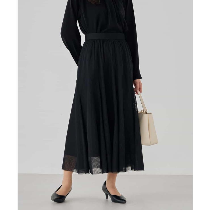 【洗える】チュールマーメイドスカート | a.v.v【WOMEN】 | 詳細画像25 
