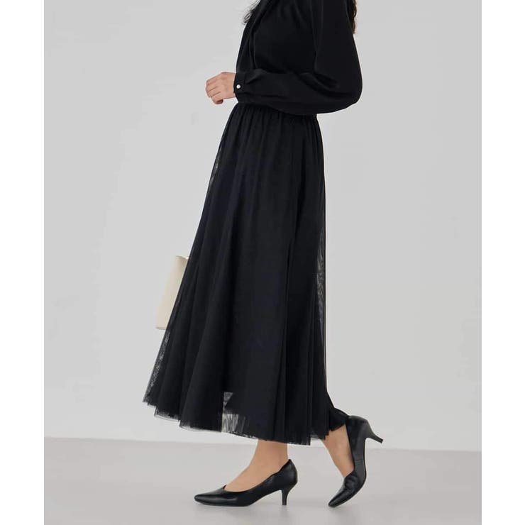 【洗える】チュールマーメイドスカート | a.v.v【WOMEN】 | 詳細画像26 