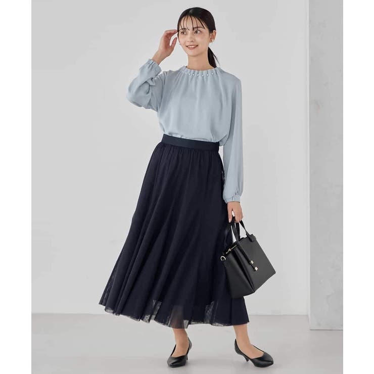 【洗える】チュールマーメイドスカート | a.v.v【WOMEN】 | 詳細画像5 