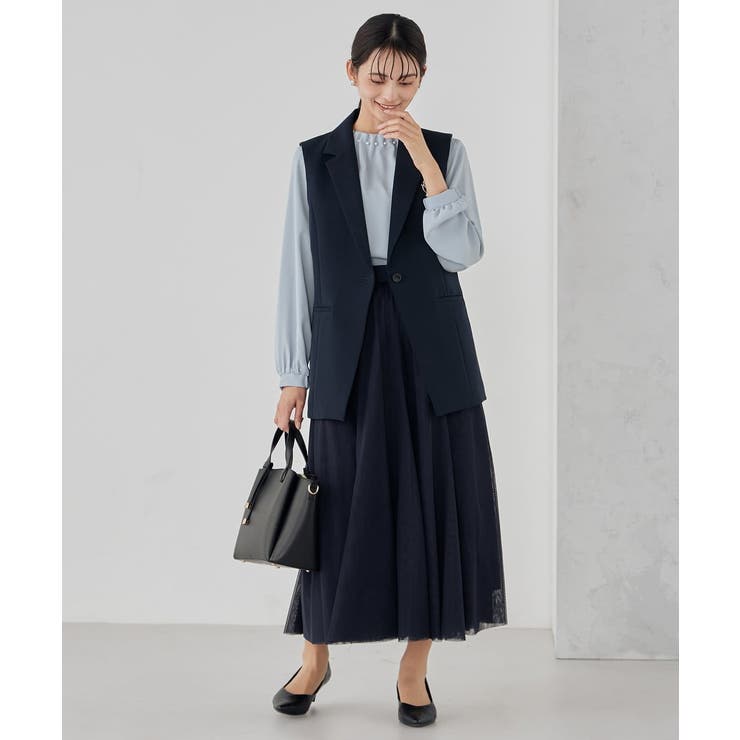 【洗える】チュールマーメイドスカート | a.v.v【WOMEN】 | 詳細画像8 