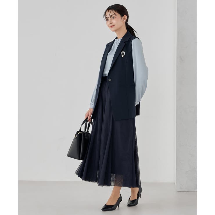 【洗える】チュールマーメイドスカート | a.v.v【WOMEN】 | 詳細画像9 