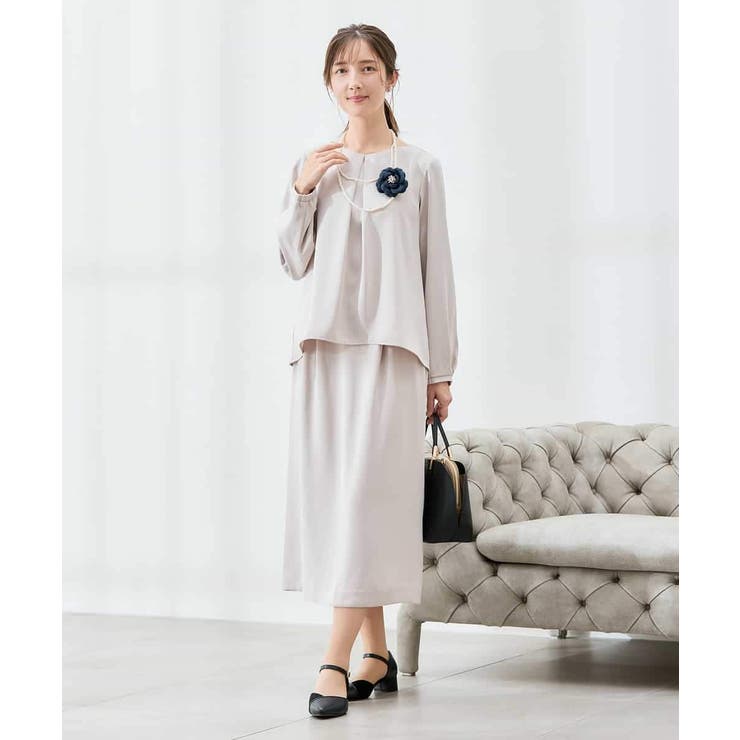 サテンナロースカート【洗える/速乾/毛玉になりにくい/イージーケア】 | a.v.v【WOMEN】 | 詳細画像11 