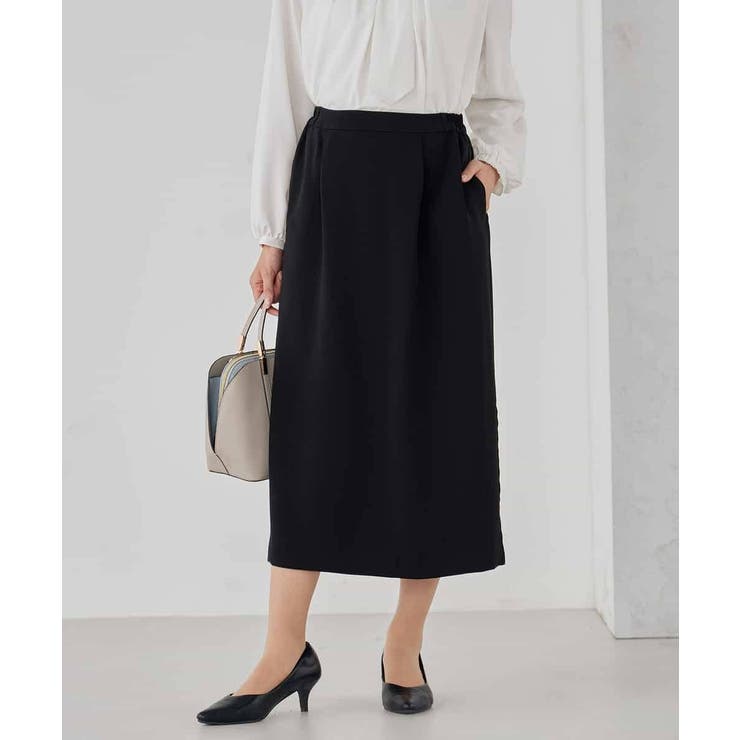 サテンナロースカート【洗える/速乾/毛玉になりにくい/イージーケア】 | a.v.v【WOMEN】 | 詳細画像14 