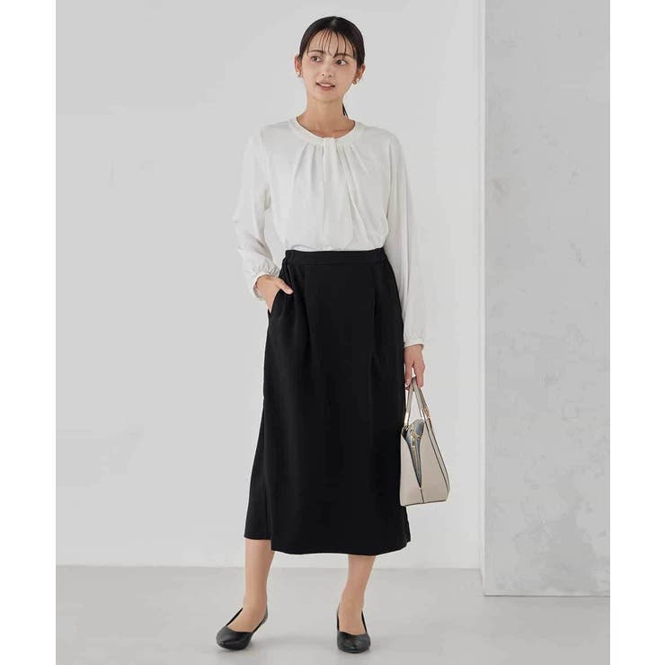 サテンナロースカート【洗える/速乾/毛玉になりにくい/イージーケア】 | a.v.v【WOMEN】 | 詳細画像16 