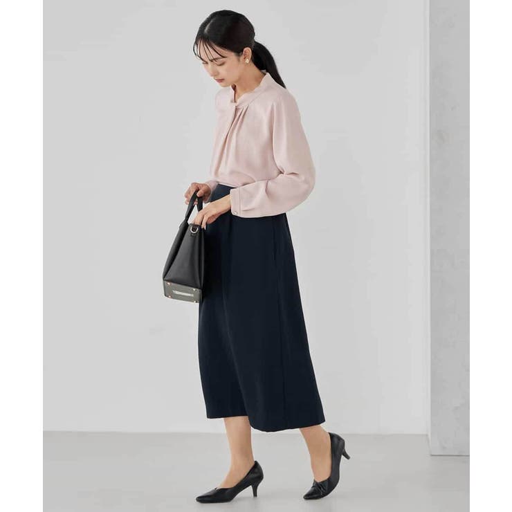 サテンナロースカート【洗える/速乾/毛玉になりにくい/イージーケア】 | a.v.v【WOMEN】 | 詳細画像7 