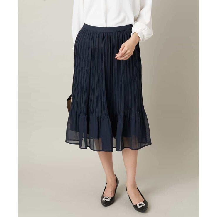 【洗濯機で洗える】シフォンプリーツスカート | a.v.v【WOMEN】 | 詳細画像2 