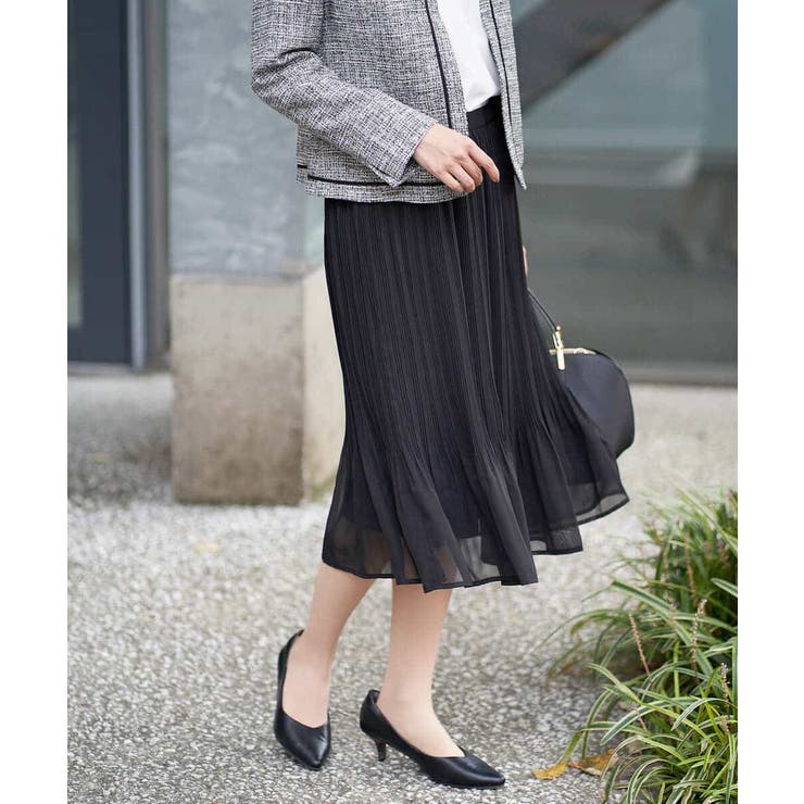 【洗濯機で洗える】シフォンプリーツスカート | a.v.v【WOMEN】 | 詳細画像28 