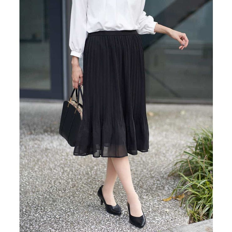 【洗濯機で洗える】シフォンプリーツスカート | a.v.v【WOMEN】 | 詳細画像32 