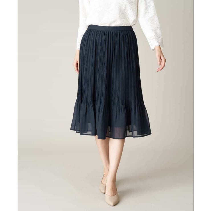 【洗濯機で洗える】シフォンプリーツスカート | a.v.v【WOMEN】 | 詳細画像34 