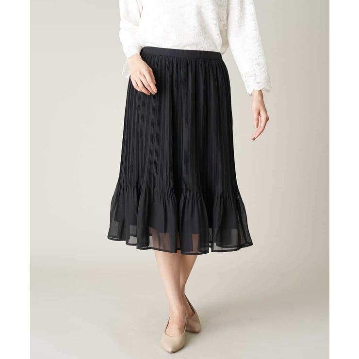 【洗濯機で洗える】シフォンプリーツスカート | a.v.v【WOMEN】 | 詳細画像35 