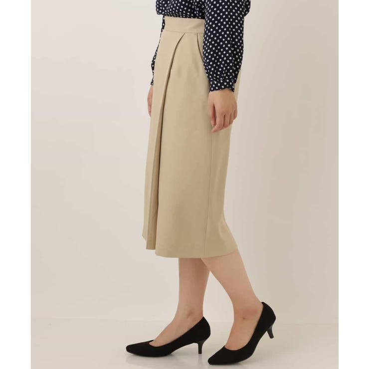 【洗える/セットアップ対応】ラップ調ナロースカート | a.v.v【WOMEN】 | 詳細画像12 