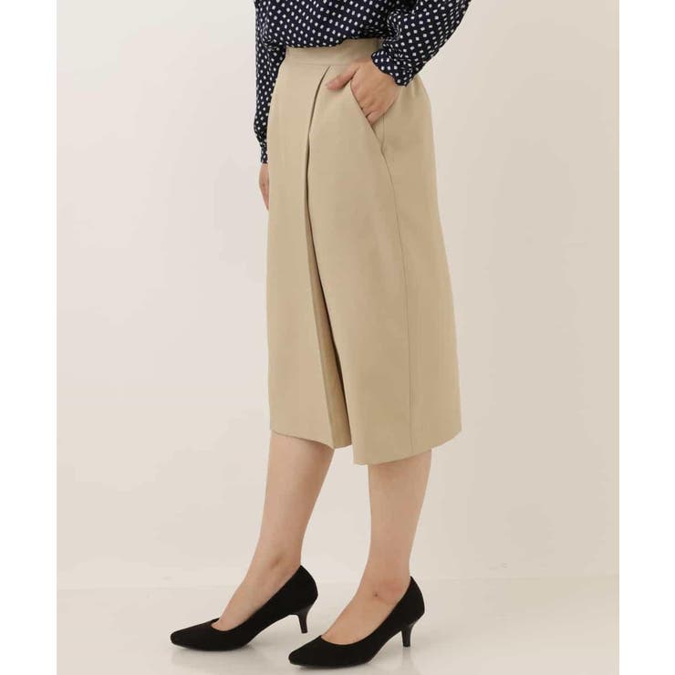 【洗える/セットアップ対応】ラップ調ナロースカート | a.v.v【WOMEN】 | 詳細画像13 