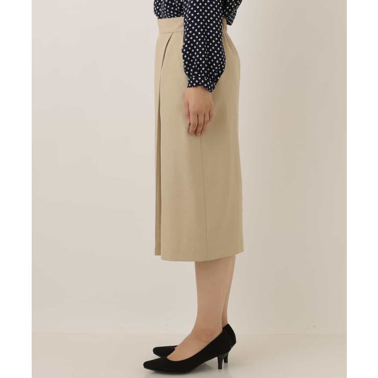 【洗える/セットアップ対応】ラップ調ナロースカート | a.v.v【WOMEN】 | 詳細画像14 